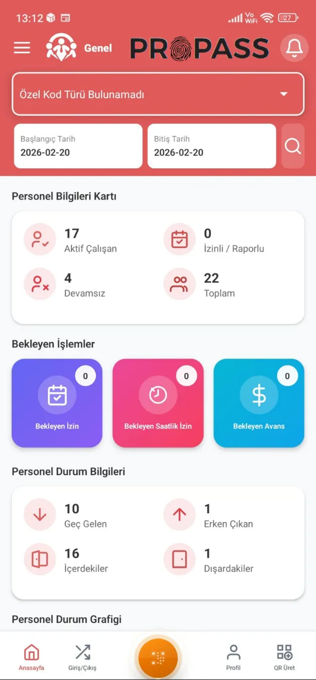 WEB PDKS MOBİL UYGULAMA