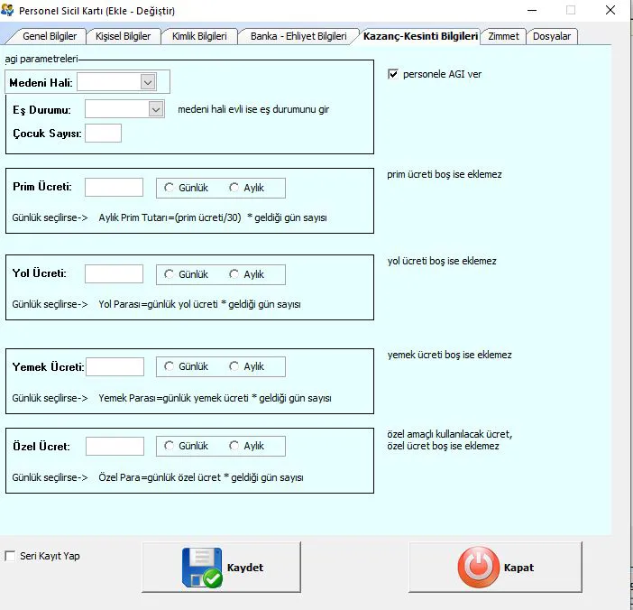pdks-kisi-kazanc-kesinti-bilgileri