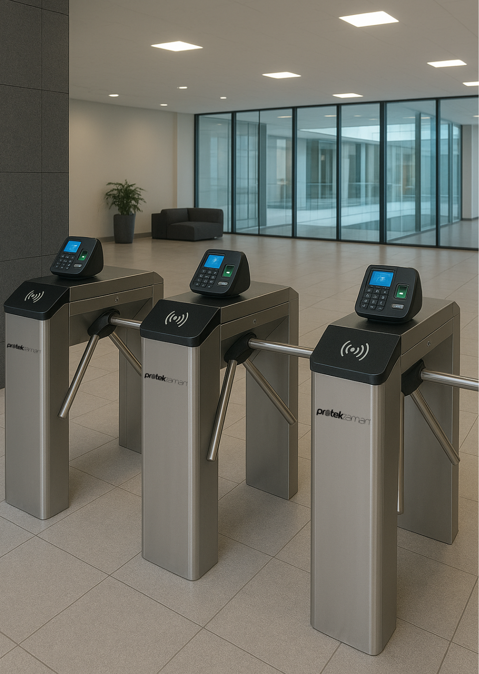 Turnike Sistemi PRO-2000 Montaj Görüntüleri