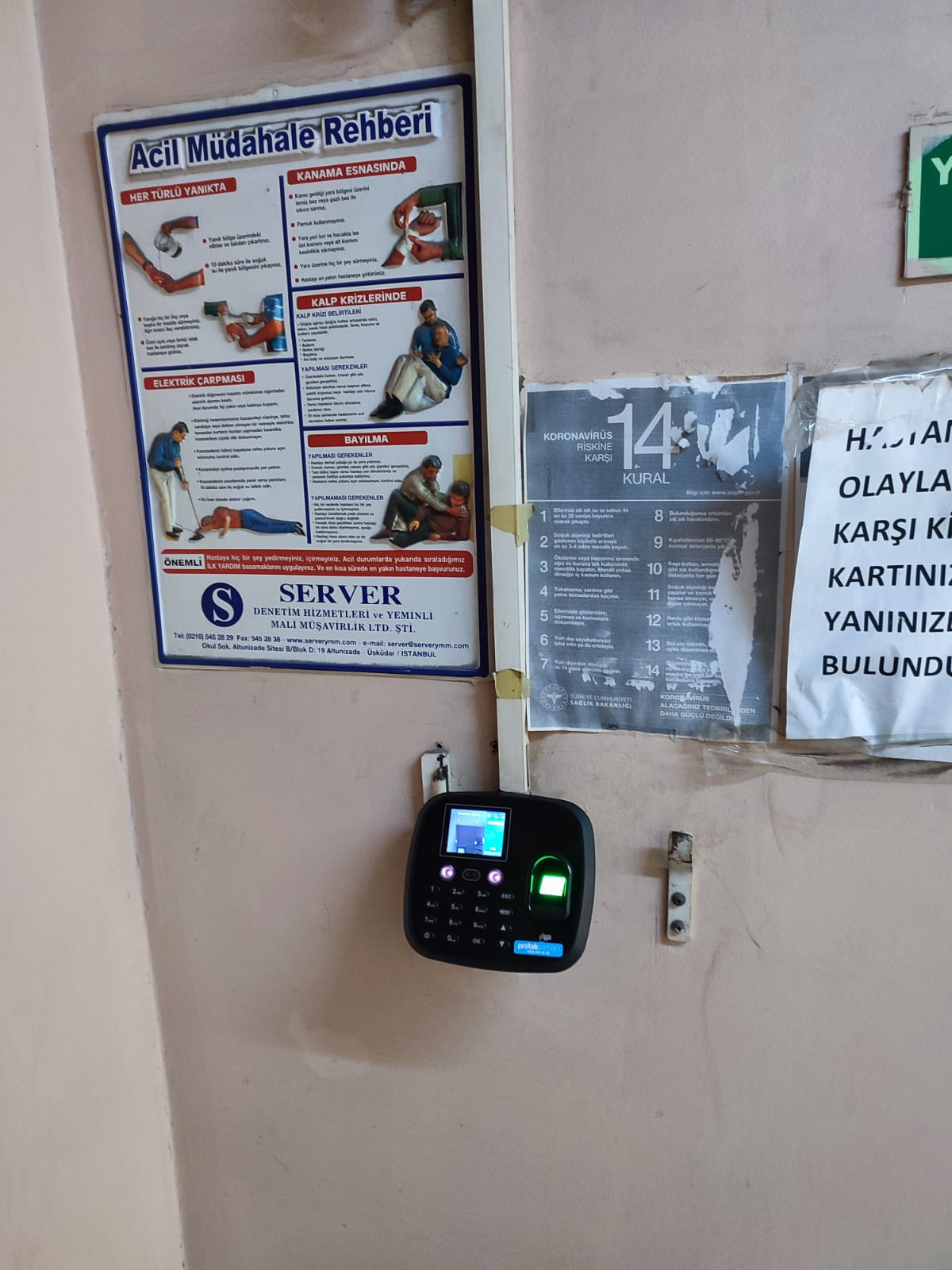 PR-15W WİFİ Yüz Tanıma Sistemi Montaj Görüntüleri