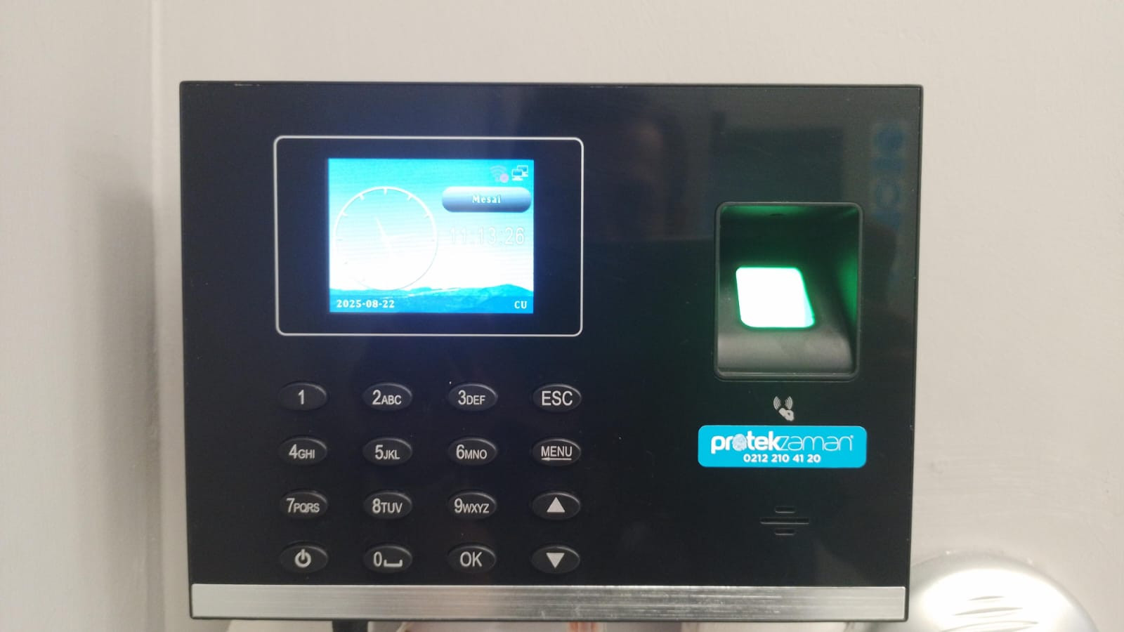 PR-11W Parmak İzi Sistemi Montaj Görüntüleri