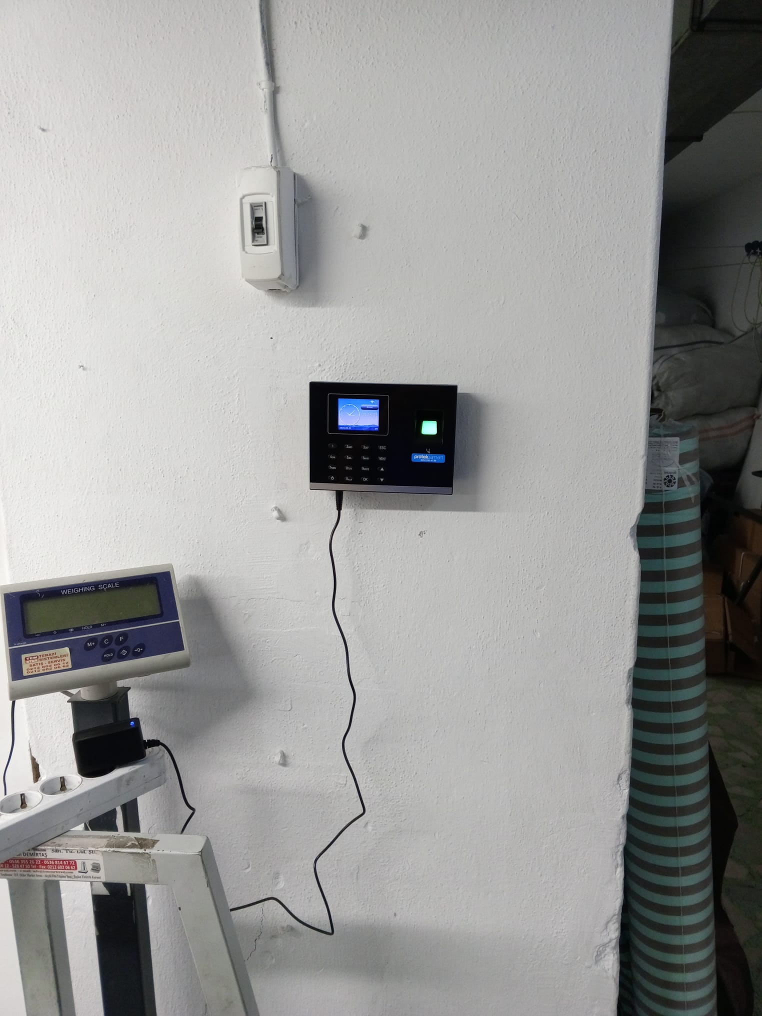 PR-11W Parmak İzi Sistemi Montaj Görüntüleri