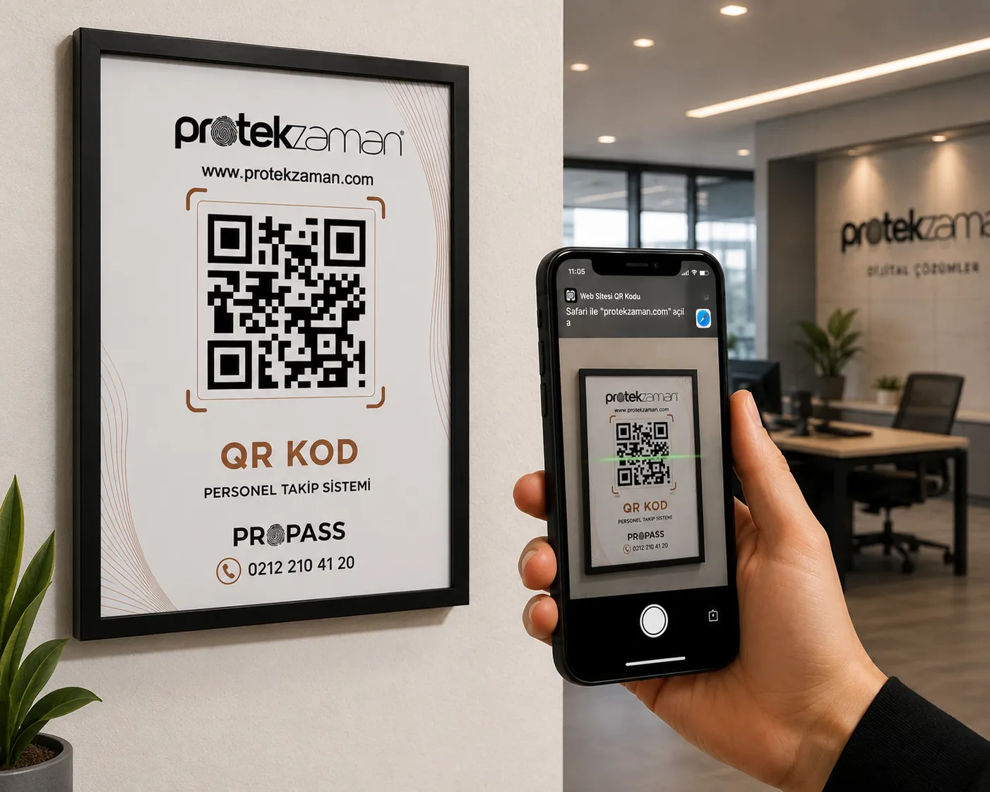 QR KOD OKUYUCU PERSONEL TAKİP SİSTEMİ